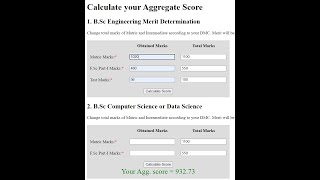 How To Calculate Your Aggregate Score UET Peshawar Admission 2024 uetpeshawar uetadmission kpk [upl. by Adnauqahs]