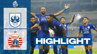 Highlight  PSIS Semarang VS PERSIJA Jakarta  Pekan 17 [upl. by Esorbma]