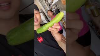 Family Recipe Spicy Cucumber 🥒 오이무침 shorts [upl. by Jer]