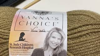 Yarn Review of Lion Brand Yarns Vannas Choice [upl. by Genna700]