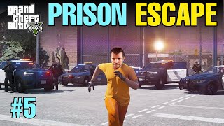 MICHAEL ESCAPE FROM PRISON  GTA 5 GAMEPLAY 5 [upl. by Uis]