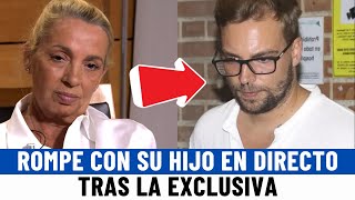 🔴🚨ROMPE CON SU HIJO Carmen Borrego se ENTERA de la EXCLUSIVA de su HIJO contra ella y dice BASTA [upl. by Artimas]