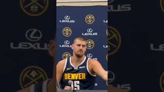 Jokic and mic again 😂nikolajokic [upl. by Elrae903]