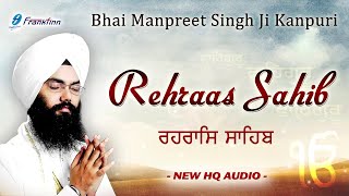 Rehras Sahib Full Live Path Bhai Manpreet Singh Ji Kanpuri  Nitnem  New Shabad Gurbani Kirtan Live [upl. by Freytag]