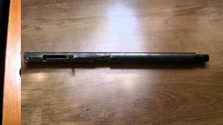 Homemade gun 9mm  blank cartridge [upl. by Bald616]