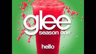 Glee  Hello LYRICS [upl. by Sucramel]