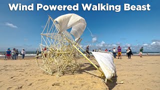 Wind Powered Walking Machine Strandbeest Evolution in 2024 [upl. by Aihtnyc]