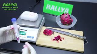 BALLYA Avermectin Test  Detection of Avermectin in Pitaya  BALLYA [upl. by Aznecniv208]