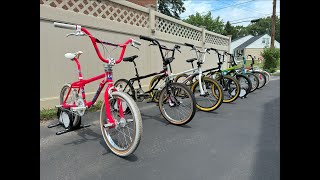 My Lineup of GT Haro and Diamond Back BMX Bikes [upl. by Sosna]