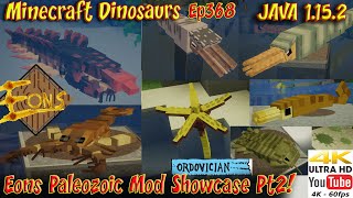 Eons Paleozoic Mod Showcase Pt2 Ordovician Period Minecraft 1152 Minecraft Dinosaurs Ep368 [upl. by Packton434]