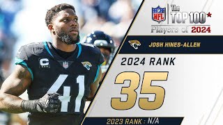 35 Josh HinesAllen OLB Jaguars  Top 100 Players of 2024 [upl. by Wartow368]