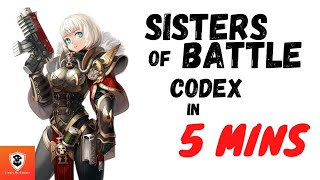 Sisters of Battle 10th codex in 5 mins [upl. by Ardnosac]