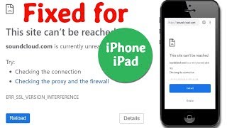 Solved  This Site Cant be Reached on iPhone  iPad [upl. by Eirruc]