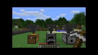 Minecraft how to use a hopper [upl. by Ursuline]