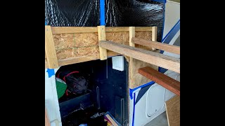 How to fix water damaged RV wall Regluing delaminated plywood injecting special Composet epoxy [upl. by Kery]