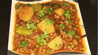 Keema Matar Aloo Recipe Daily Cooking Vlogs 89 Keema Aloo Matar [upl. by Refinaj431]