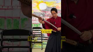 How You’re Sheathing a Katana Incorrectly [upl. by Ahsimit235]