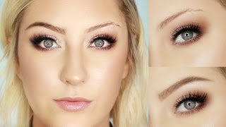 EYEBROW TUTORIAL 2017  How to Fill in SPARSE Brows  GLAMNANNE [upl. by Leikeze707]