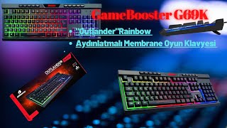 GameBooster G69K quotOutlanderquot Rainbow Aydınlatmalı Membrane Oyun Klavyesi İncelemesi [upl. by Anton]