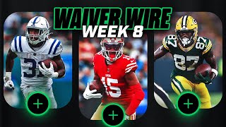 Best Waiver Wire Pickups for Week 8 Fantasy Football  Fantasy Dirt [upl. by Ajup]