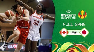 Canada v Japan  Full Game  FIBA U19 Womens Basketball World Cup 2021 [upl. by Peterson]