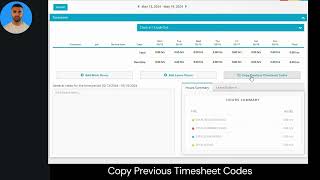 DCAA Employee Timesheet User Guide [upl. by Solracsiul33]