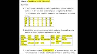 Estadística descriptiva clase 1 Mica [upl. by Ardnoyek]