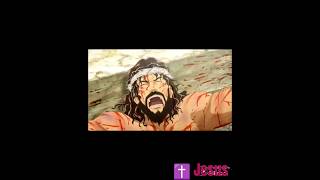 Jesus ✝️ crucifixion animationjesustjesusuniverseeditfyplovemotivationyoutubeshortsshorts [upl. by Hillari]