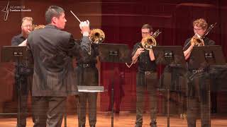 Debussy Sarabande from Pour le Piano  Schwob Trombone Ensemble [upl. by Ddot21]