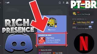 Rich Presence do Discord 2017 [upl. by Ahsad]