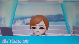 Tomodachi Life  Mii News  Rie Turns 20 [upl. by Christalle]