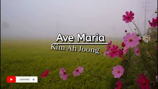 Kim Ah Joong  Ave Maria karaoke video  Apa kau lagu [upl. by Meador]