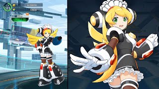 【ロックマンX DiVE オフライン】シナモン アイアンメイデン 観察【MEGA MAN X DiVE Offline】【ROCKMAN】【席娜蒙】【Cinnamon】 [upl. by Nomannic]