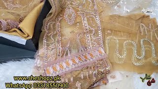 Clearance Sale Branded Fancy party Dresses  she shop [upl. by Ydnal]