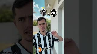 Quem vai ser o campeão da Libertadores shorts atleticomineiro botafogo [upl. by Karlin]