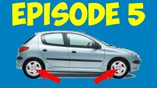 Peindre une jante dune Peugeot 206 14 HDI [upl. by Ynnam]