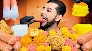 ASMR MUKBANG KFC Fried Chicken Nuggets Crispy Potato Balls Sausages [upl. by Eadnus]