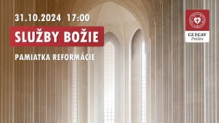 Služby Božie  Pamiatka reformácie  31102024 [upl. by Suedaht]