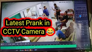 Prank in CCTV Camera 😂  30000000 [upl. by Adnilak]