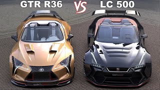 2025 Lexus LC 500 vs Nissan GTR R36 Nismo  Unique Dou [upl. by Tennek71]