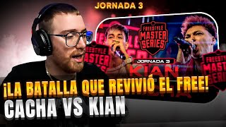 ¡LA BATALLA QUE REVIVIÓ EL FREESTYLE  CACHA VS KIAN FMS PERÚ J3 [upl. by Xanthus]