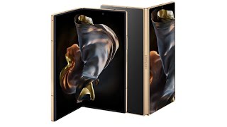 Samsung W25 Foldable Phone Launched in China with Gold Armor Aluminum Frame [upl. by Federica]