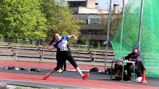 Javelin throw slow motion front right [upl. by Madoc]