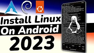 Easily Run Linux On Android With AndroNix  Linux Distro on Android without root [upl. by Nnylorac]