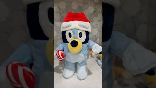 Dancing Bluey Christmas Plush Theme Song Dance 🎄 [upl. by Pedaiah]