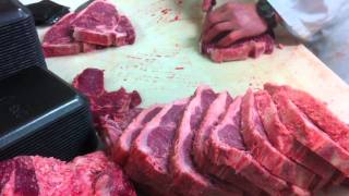 Meat Cutting demo  Beef Shortloin [upl. by Farhsa427]