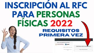 📌 Como Me Debo Inscribir al RFC Para Personas Físicas 2024 Requisitos A llevar Si es la Primera Vez [upl. by Eilsehc996]