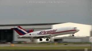 Purolator Courier DC10 B727 collection 2011 at YVR [upl. by Auqenehs]