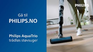 nPhilips AquaTrio  3in1 trådløs støvsuger og mopp med høy hastighet [upl. by Neemsay29]