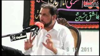 Zakir Syed Riaz Shah Ratowal 5th Majlis on 11 September 2011 At Shahrai Saadullah Distt Attock [upl. by Nosac]